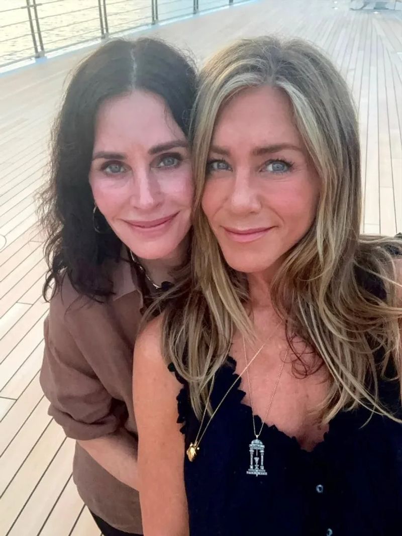 Jennifer Aniston and Courteney Cox