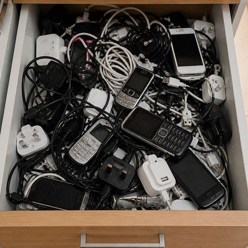 Obsolete Electronics and Tangled Cords