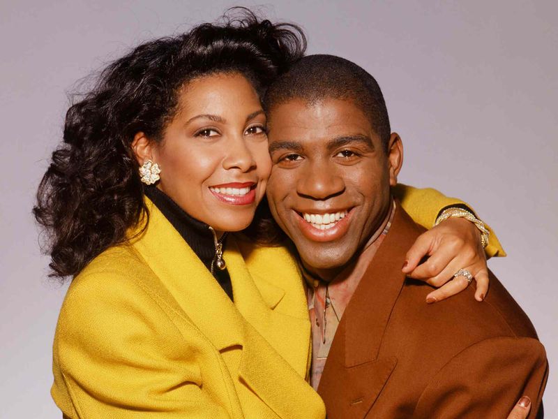 Magic Johnson and Cookie Johnson