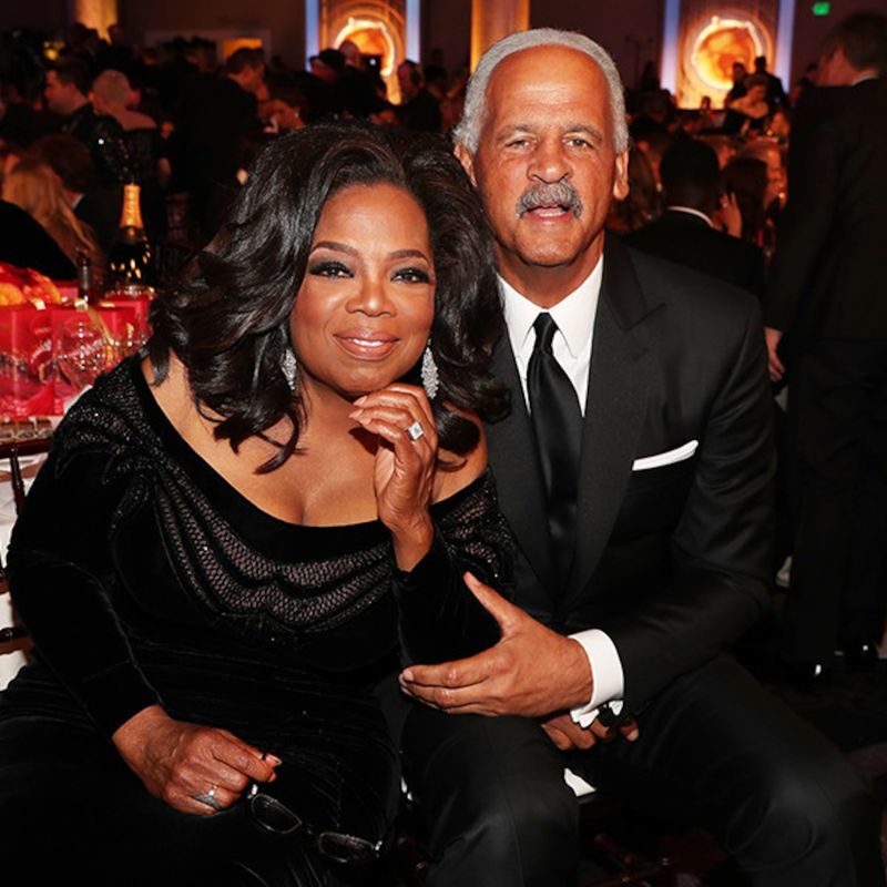 Oprah Winfrey and Stedman Graham