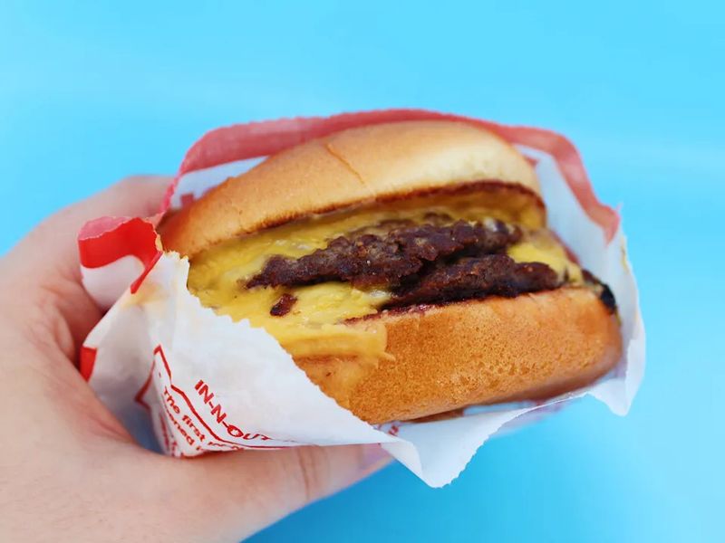 In-N-Out Double-Double Cheeseburger