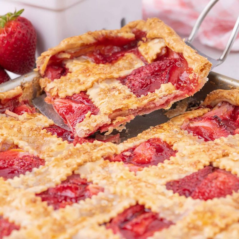 Strawberry Slab Pie