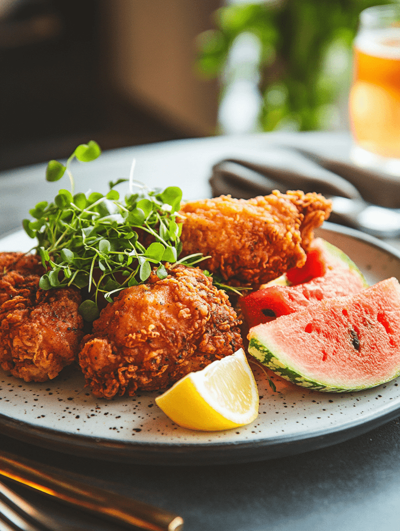 Chicken-Fried Watermelon
