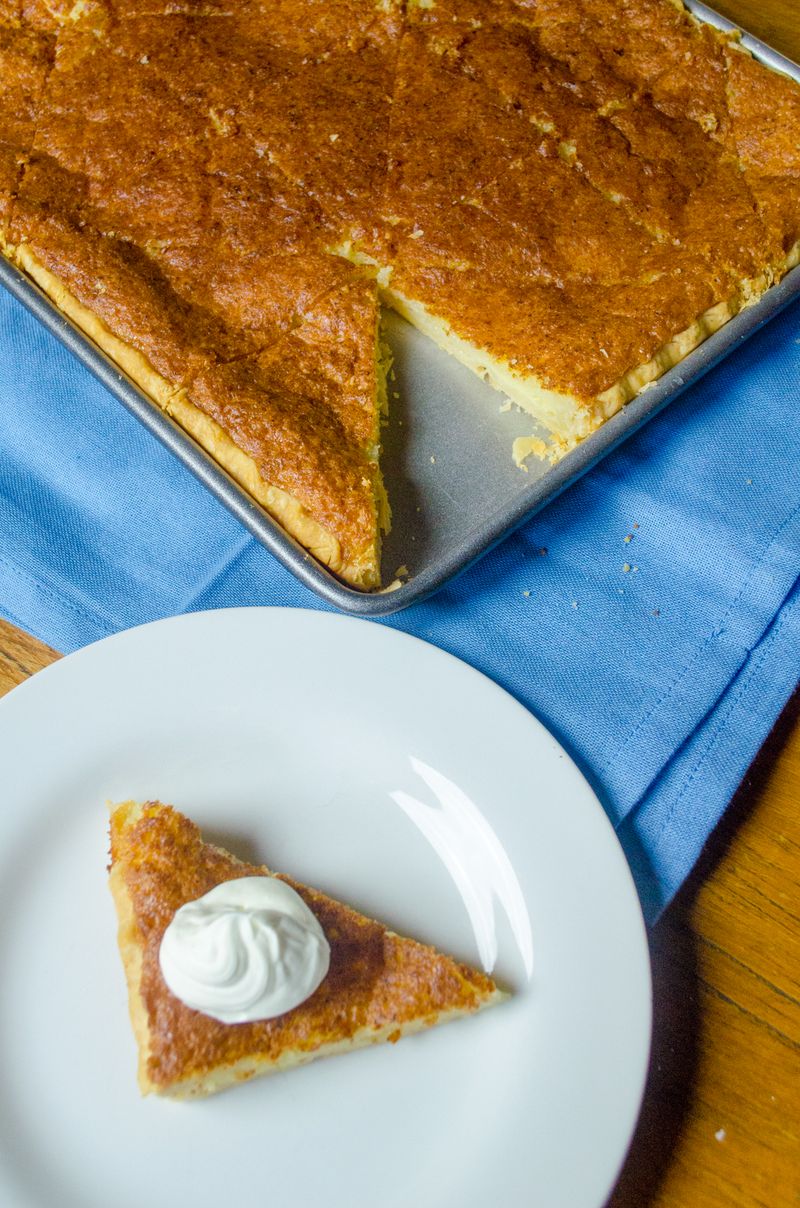 Southern Buttermilk Slab Pie