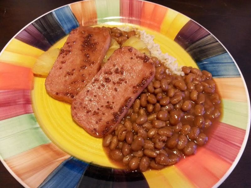 Spam and Bean Bake