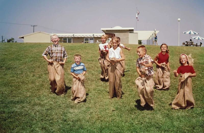Kids Playing Outside Without a Care in the World