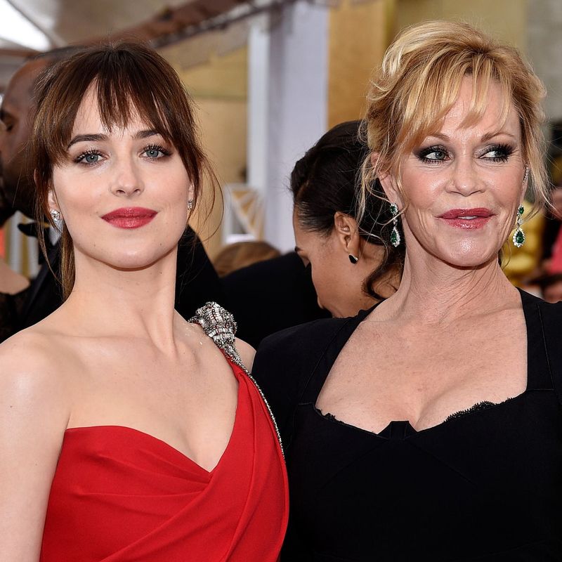 Dakota Johnson and Melanie Griffith's Red Carpet Tension