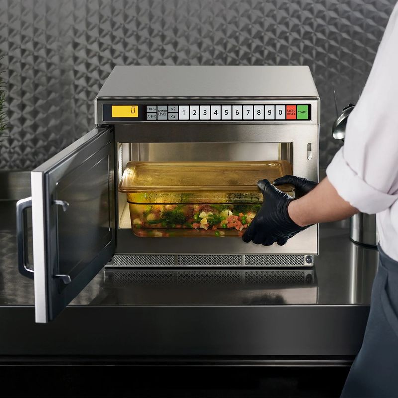 Microwave-First Restaurant Cooking
