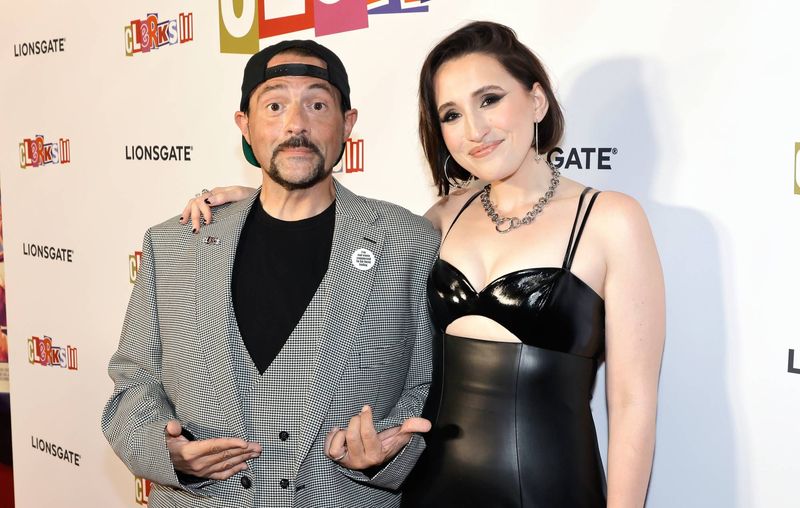 Kevin Smith and Harley Quinn Smith