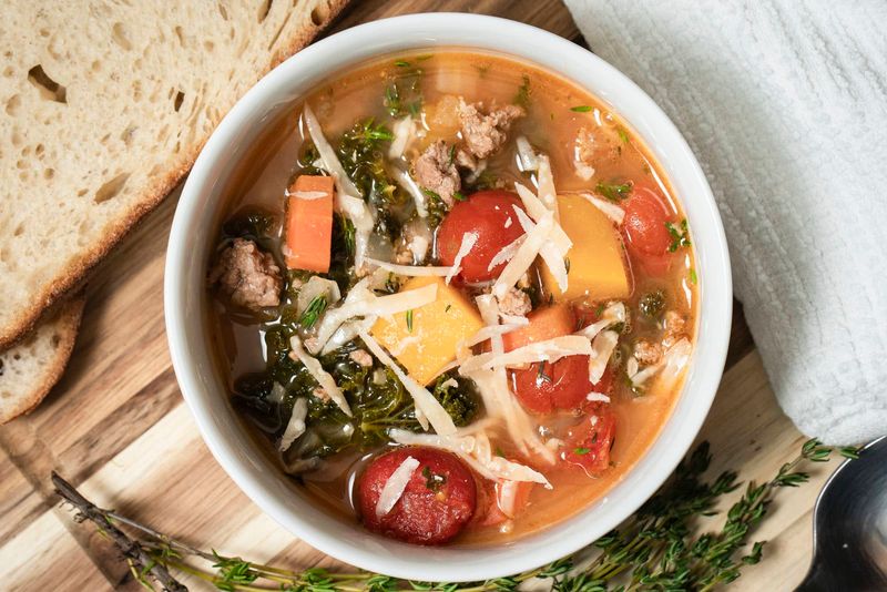 Tuscan Turkey Soup