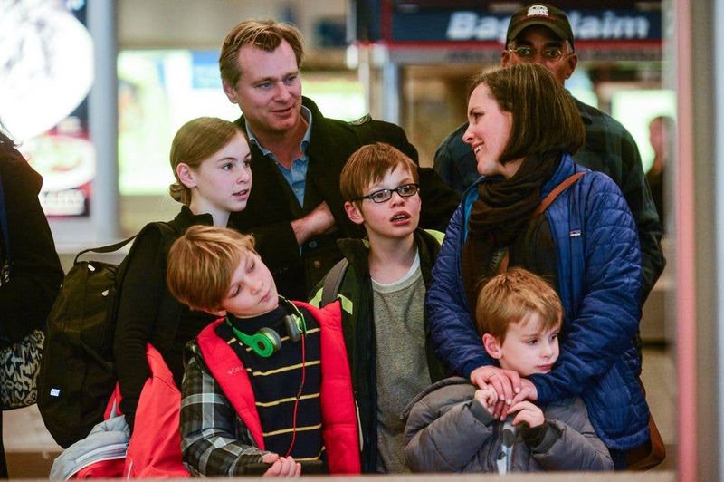 Christopher Nolan and His Four Children