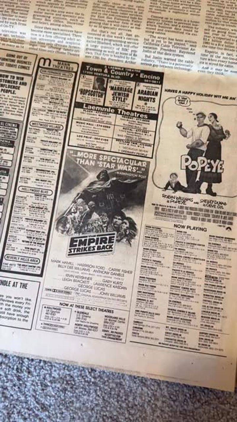 Physical Newspapers and Waiting for Weekly TV Shows