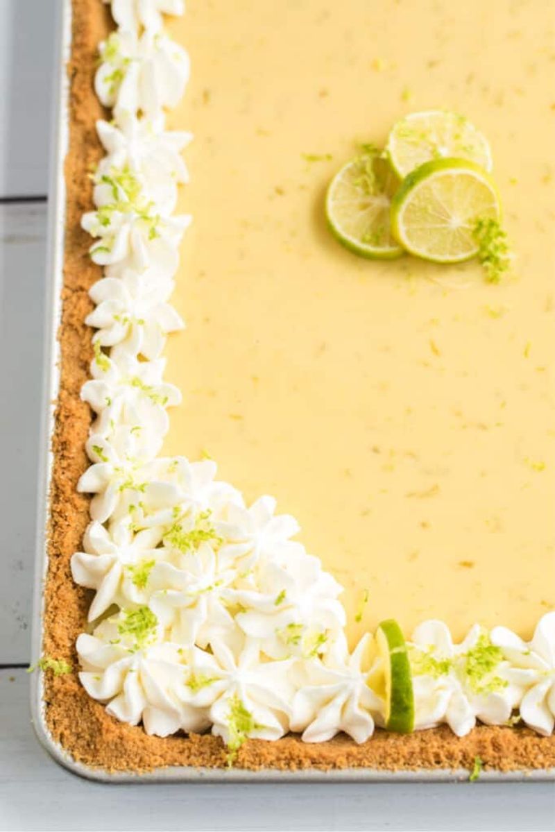 Key Lime Slab Pie