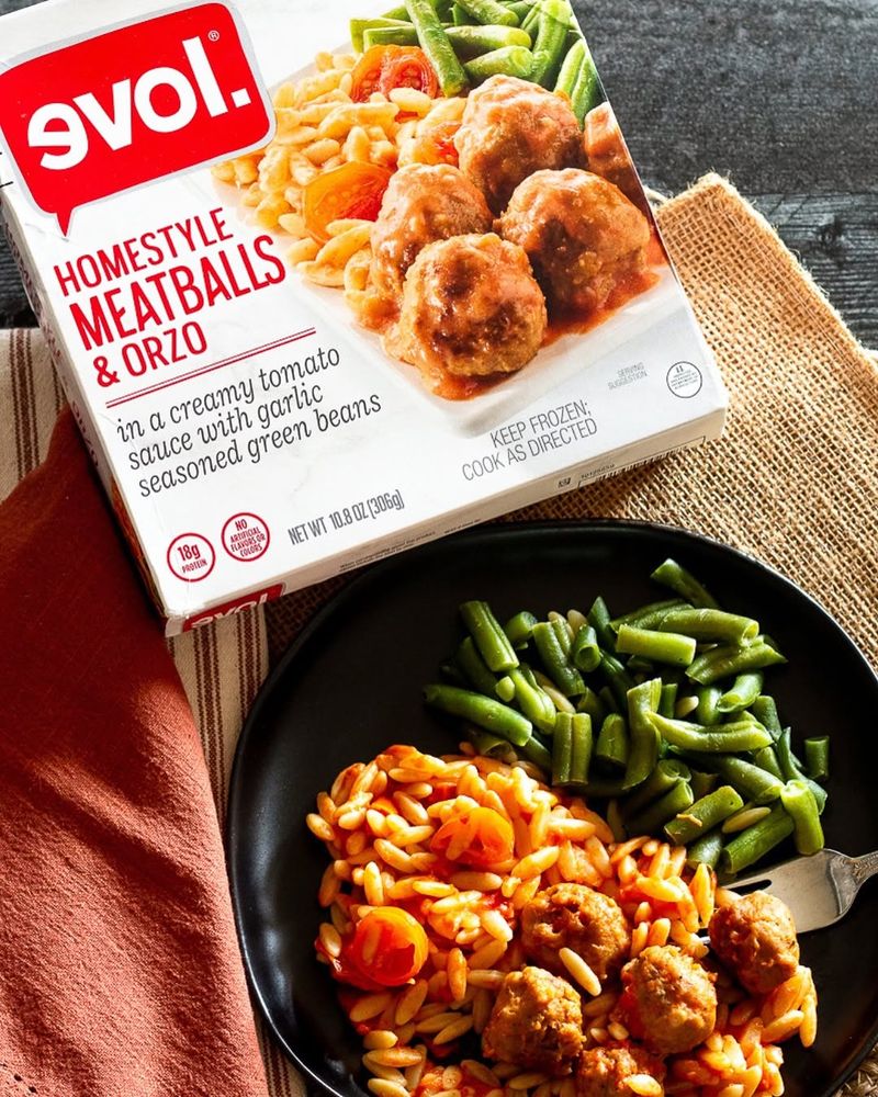 Evol Homestyle Meatballs & Orzo