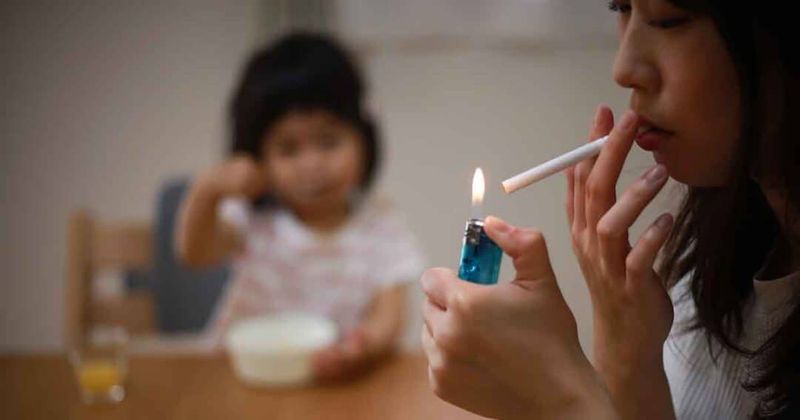Smoking Around the Kids Without a Second Thought