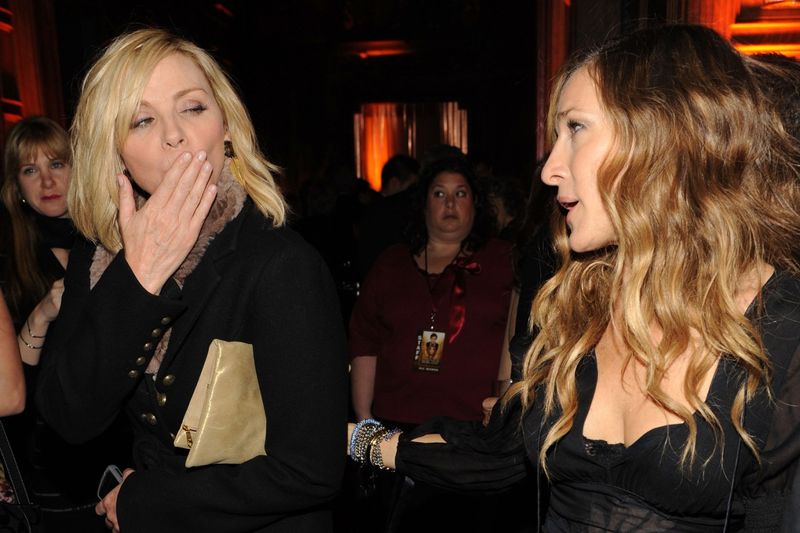 Sarah Jessica Parker and Kim Cattrall on Sex and the City