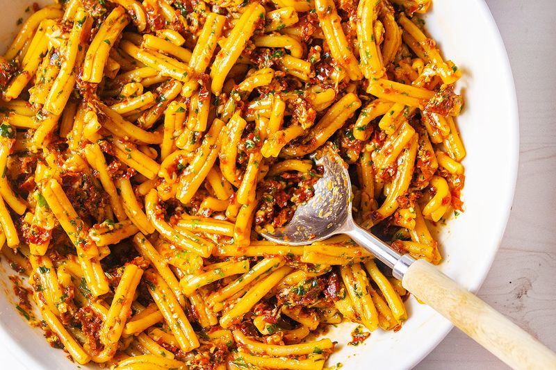 Sicilian Pesto Pasta Salad