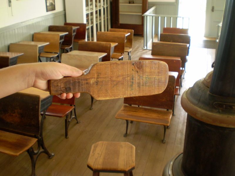 Spanking and Paddling as Standard Discipline