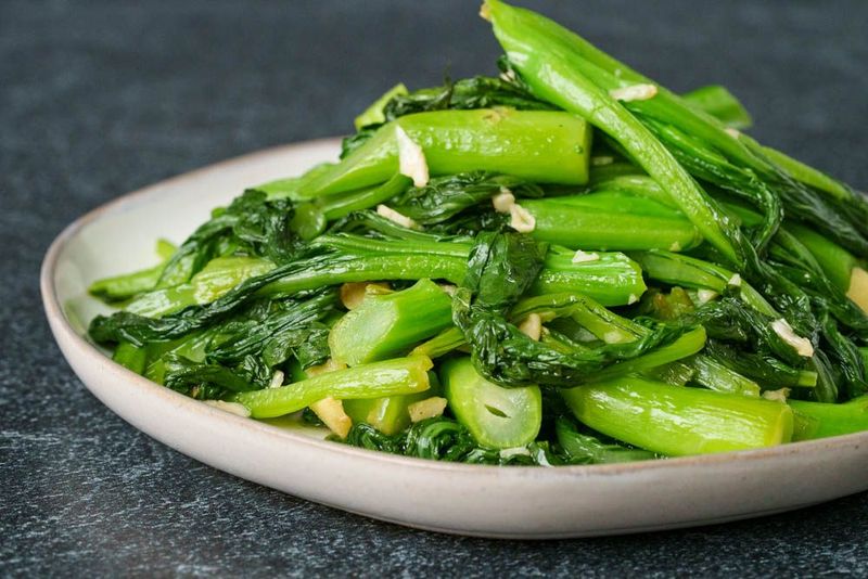 Choy Sum with Garlic