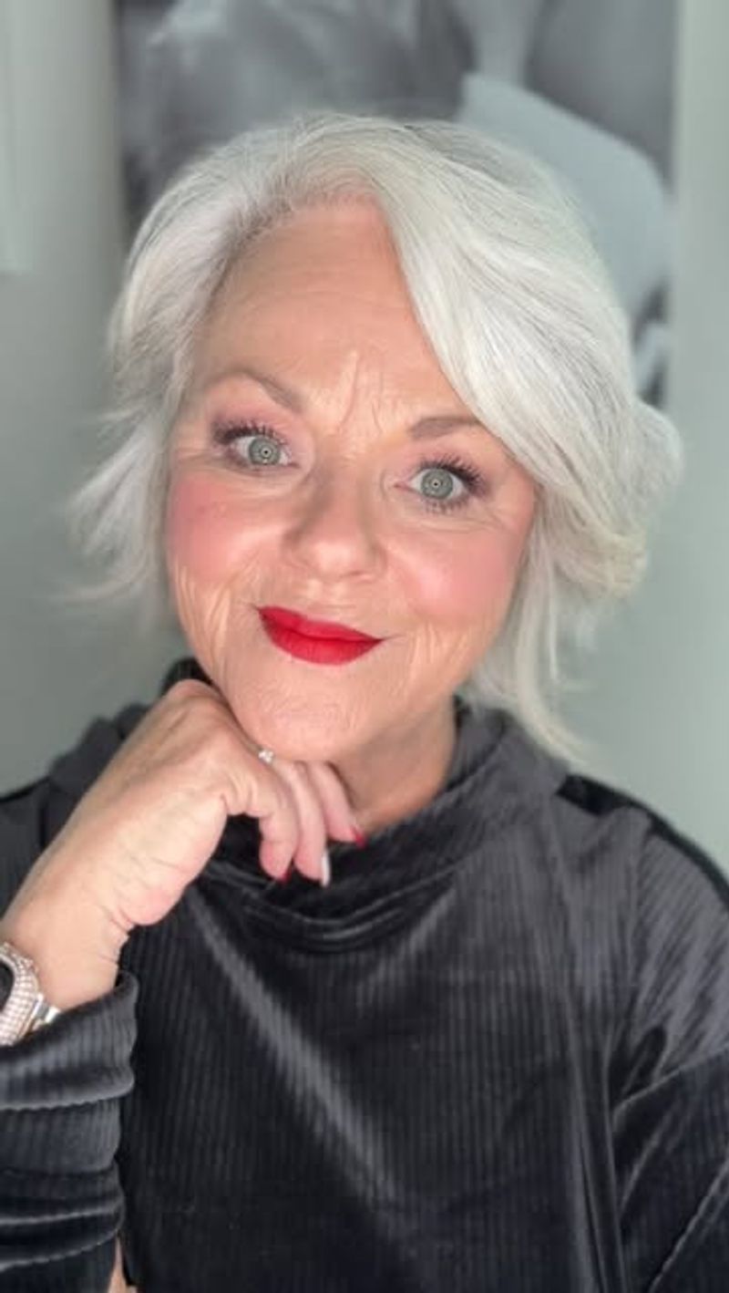 Bold Lipstick Is Inappropriate After 60