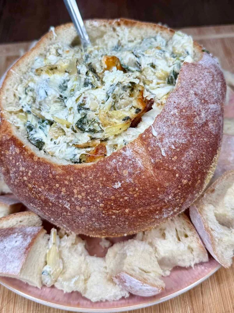 Hot Artichoke-Spinach Dip