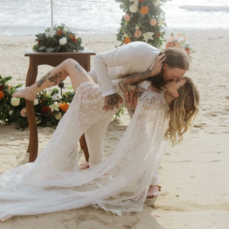 The Beach Wedding Ceremony