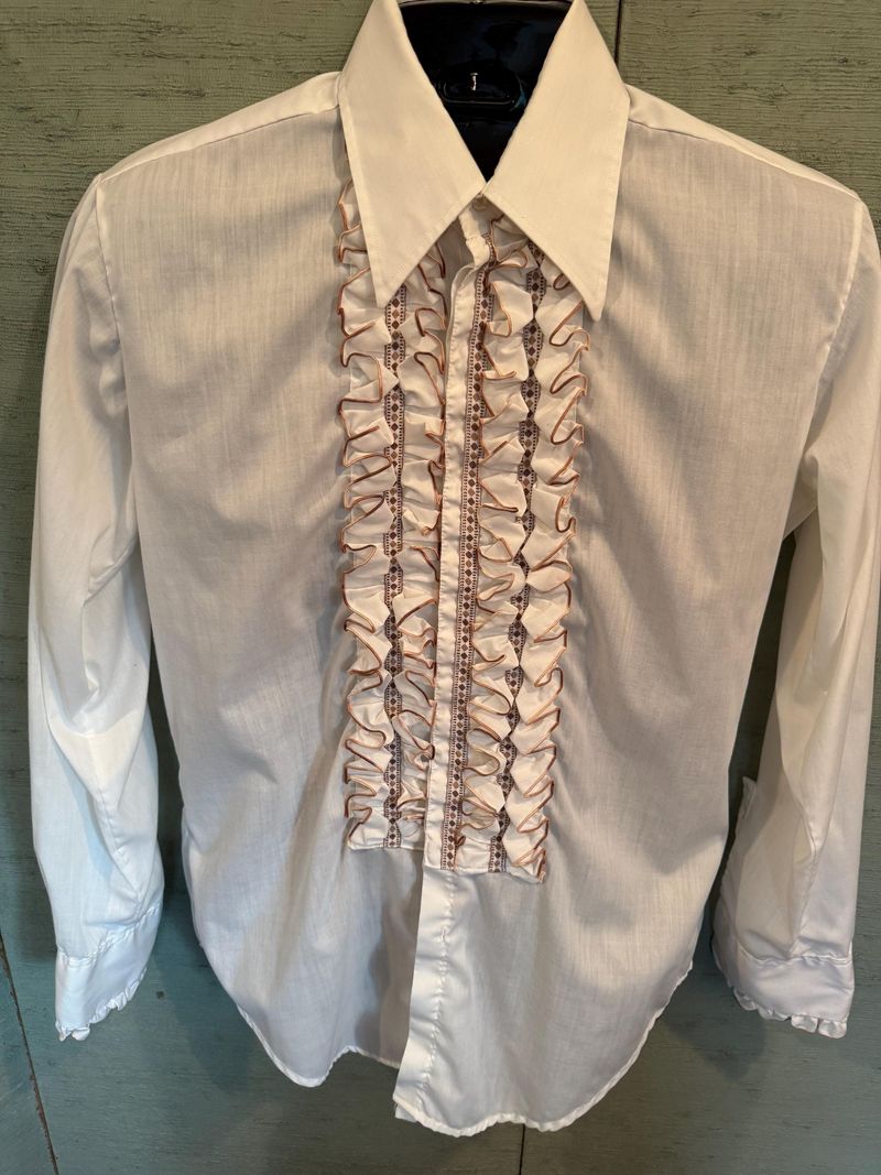 Ruffled Shirts and Bell-Bottom Groomsmen
