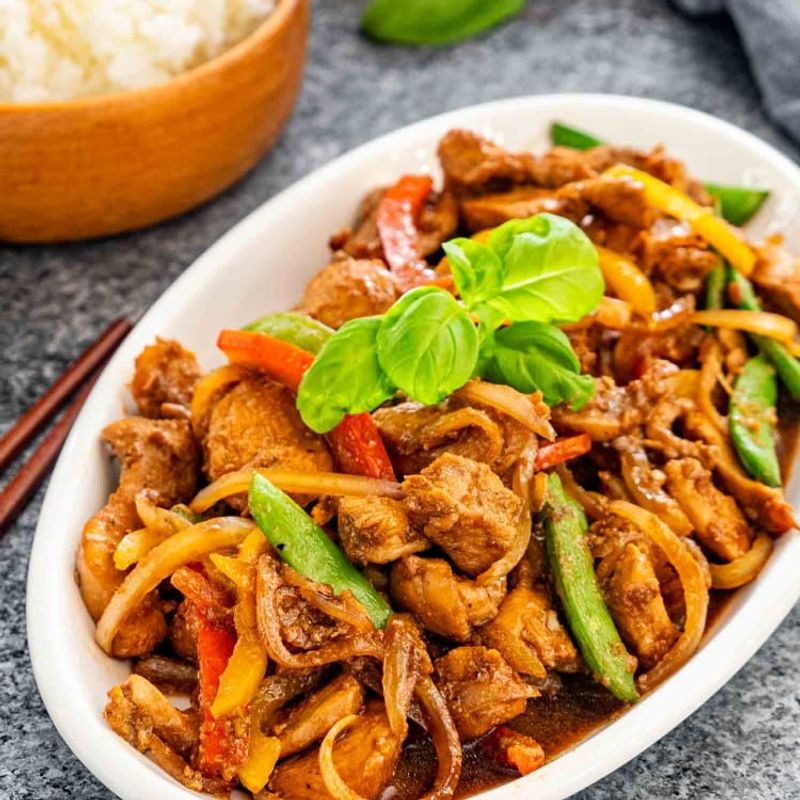 Oyster Sauce Chicken Stir-Fry
