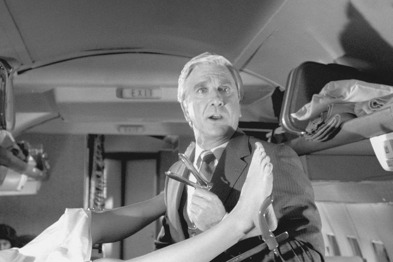 Leslie Nielsen in Airplane! (1980)