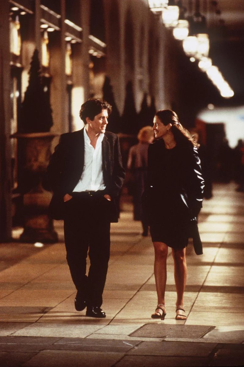Hugh Grant and Julia Roberts on Notting Hill