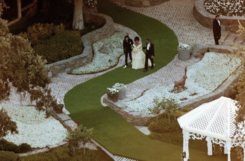 Elizabeth Taylor Got Married at Neverland Ranch