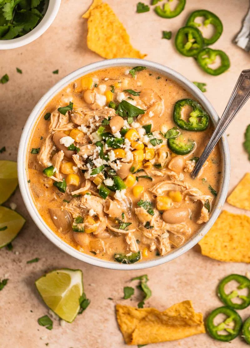 Slow Cooker White Chicken Chili