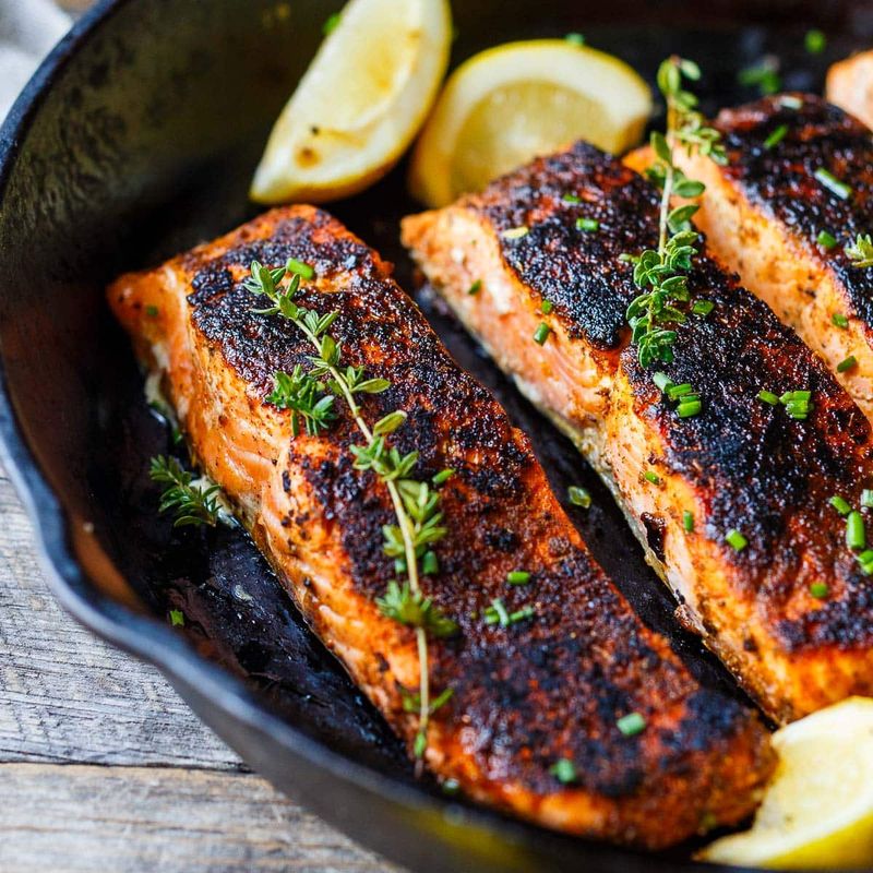 One-Pan Cajun Blackened Salmon