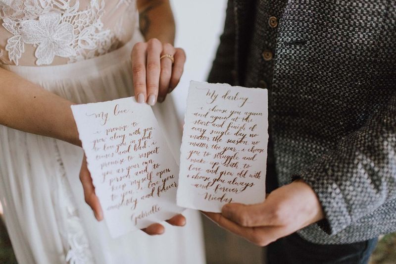 Personalized Vows Replace Cookie-Cutter Promises