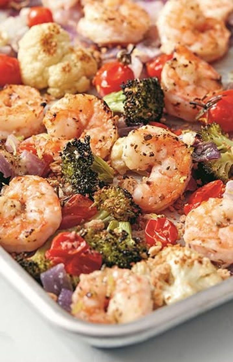Sheet-Pan Shrimp and Veggies