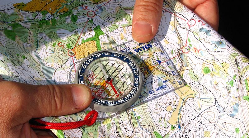 Reading and Using a Physical Map and Compass