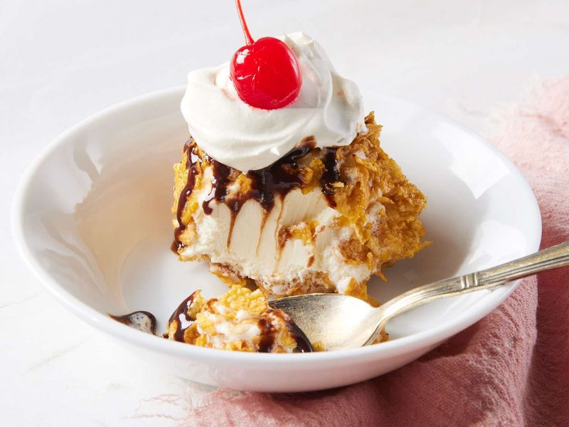 Deep-Fried Ice Cream