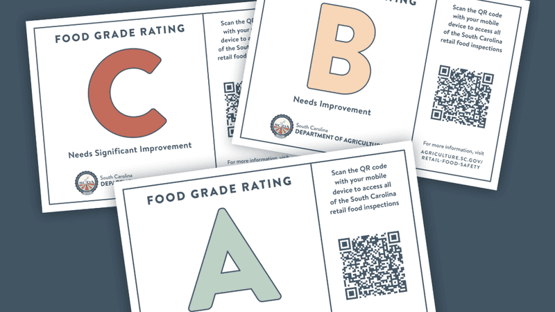 A Poor Health Department Rating on Display
