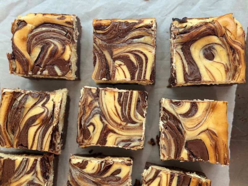 Chewy Cream Cheese Brownies