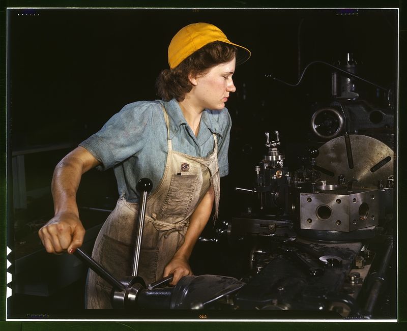 Women War Workers in the Factory, 1940s