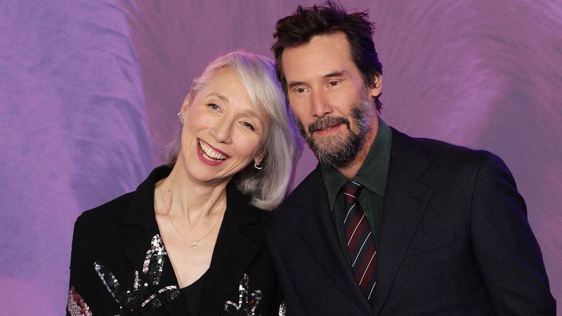 Keanu Reeves and Alexandra Grant