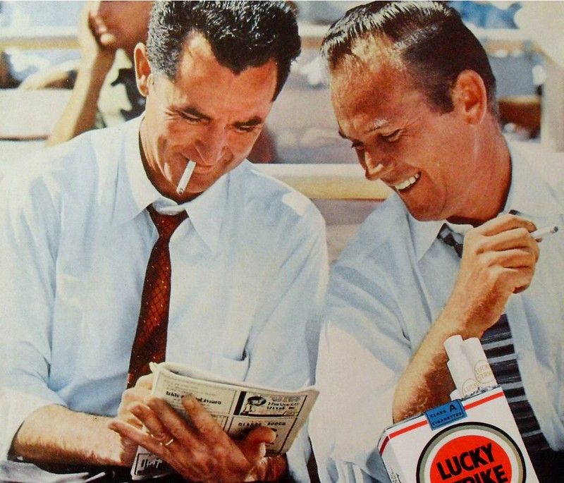 Nearly Half of All Men Smoked Cigarettes