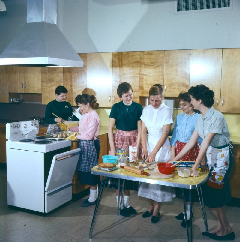 Girls Were Required to Take Home Economics