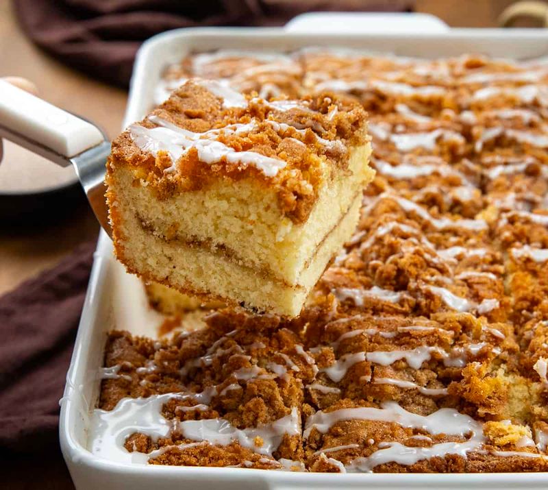 Cinnamon Coffee Cake Squares