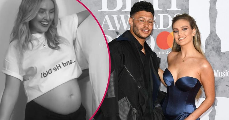 Perrie Edwards and Alex Oxlade-Chamberlain