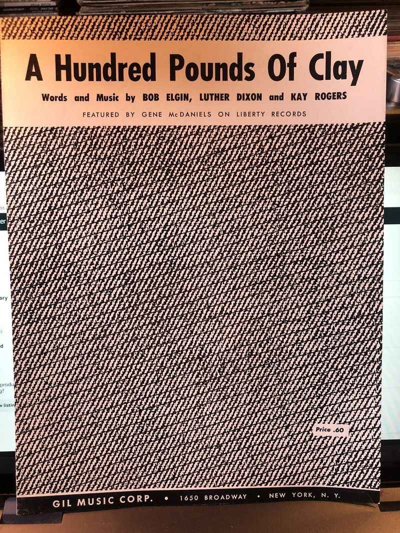 A Hundred Pounds of Clay (1961) by Gene McDaniels