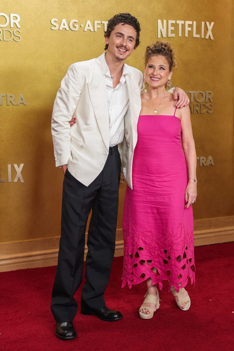 Timothee Chalamet and Nicole Flender