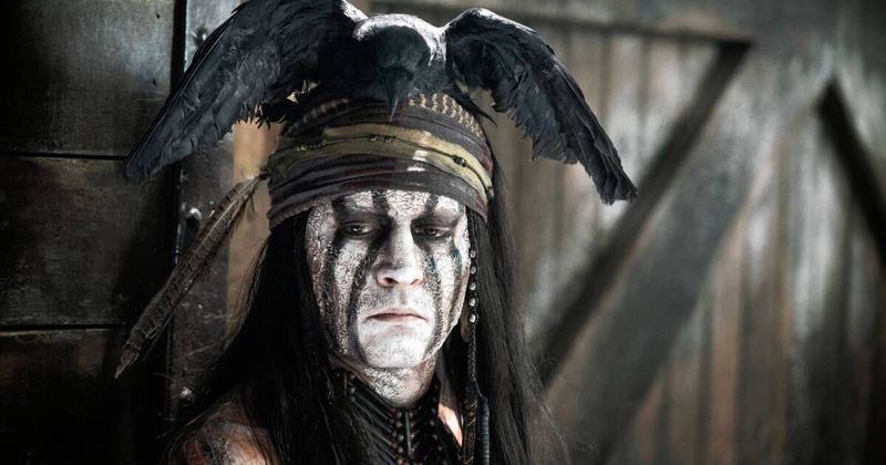 Johnny Depp as Tonto in The Lone Ranger (2013)