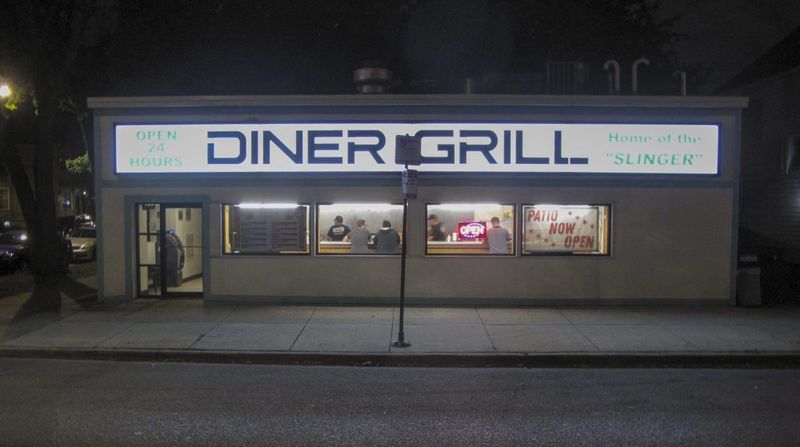 An Empty Parking Lot During Peak Dinner Hours
