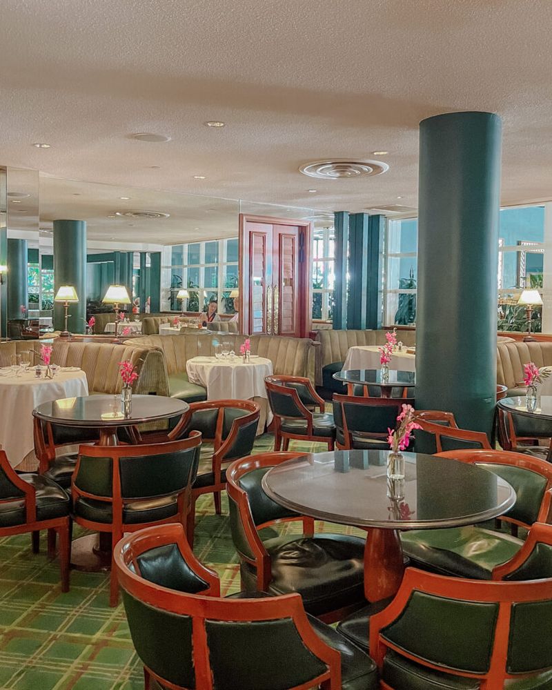 The Polo Lounge at The Beverly Hills Hotel
